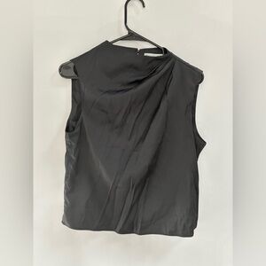 Abercrombie & Fitch Black Sleeveless Blouse